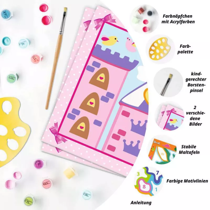 CreArt Junior - pequeña princesa, pintura