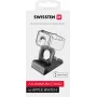 Soporte de aluminio SWISSTEN 25005200 para Apple Watch Series 1–6, gris