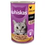 Comida húmeda para gatos Whiskas 400 g — sabor pollo, gatos adultos, lata