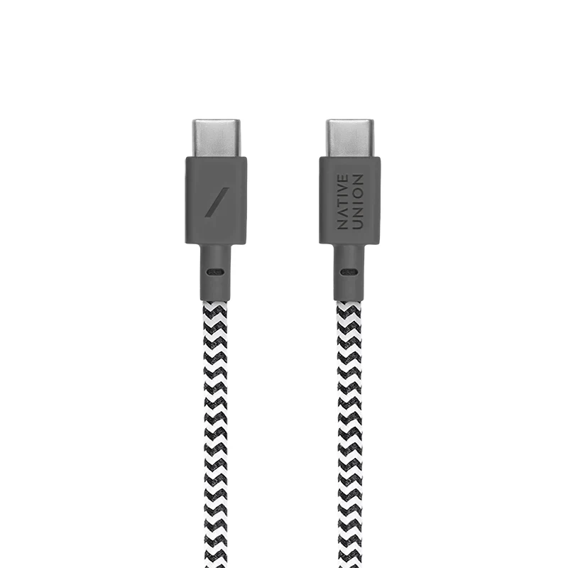 Native Union Anchor cable USB-C a USB-C, 240 W, 3 m, Zebra