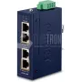 PLANET IPOE-260 inyector PoE+ Gigabit 802.3at industrial de 2 puertos