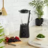 Recipiente de vaso de cristal Petra PT5531MBLKVDE Negro