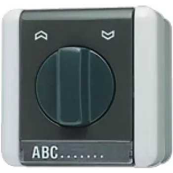 Jung 834.10 W Interruptor eléctrico 1P Negro – Blanco (834.10W)