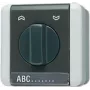 Jung 834.10 W Interruptor eléctrico 1P Negro – Blanco (834.10W)