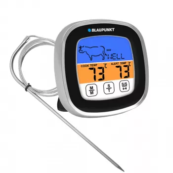 Termómetro para carne BLAUPUNKT FTM501 digital, rango -20–300 °C, gris, respuesta rápida