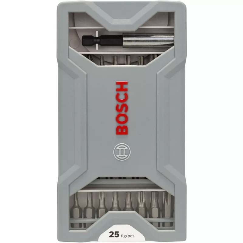 Juego de destornilladores 25 piezas T10, T15, T20, T25, T30, T40, PH2, PZ2 Longitud 25 mm, 49 mm
