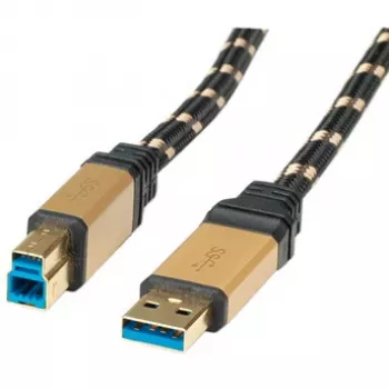 Cable USB 3.0 ROLINE GOLD Type-A M - B M 3,0 m