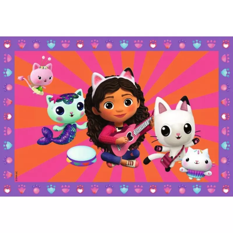 Pintar por números Junior - DreamWorks Gabby's Dollhouse (2 diseños)