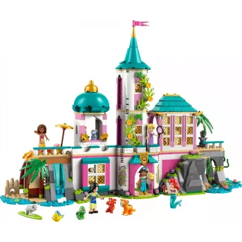 LEGO Disney Princess Castillo y mascotas reales set de construcción 43267 — 787 piezas, 5 minifiguras, edad 6+, 320×460×100 mm
