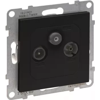 Legrand SEANO 765469 Toma terminal TV-R-SAT para HD-TV, antracita