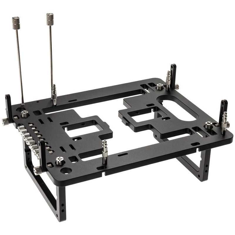 Streacom Benchtable BC1 Mini V2 negro – chasis compacto de estructura abierta con refrigeración pasiva