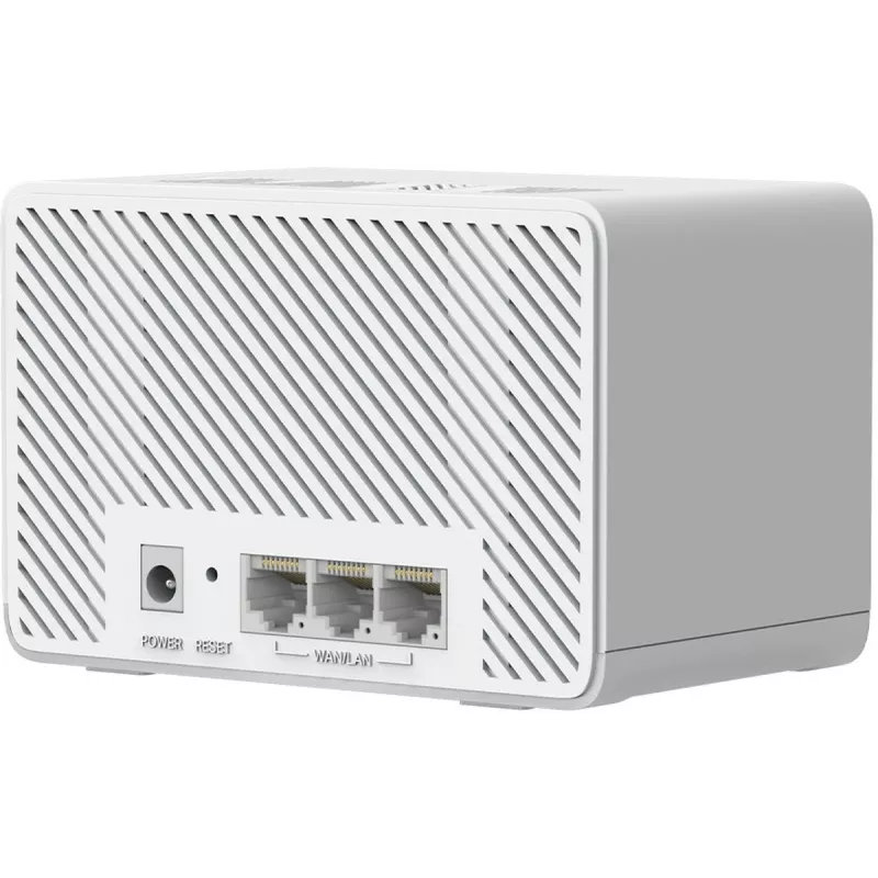 Sistema Wi-Fi Mesh TP-LINK Mercusys Halo H25BE (Wi-Fi 7, doble banda 2,4/5 GHz, 2880 Mbps) pack de 2, 3 antenas internas, blanco