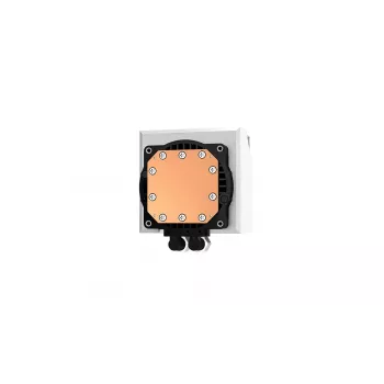 Refrigeración líquida todo en uno para procesador DeepCool LT360, 12 cm, blanco, 1 ud.