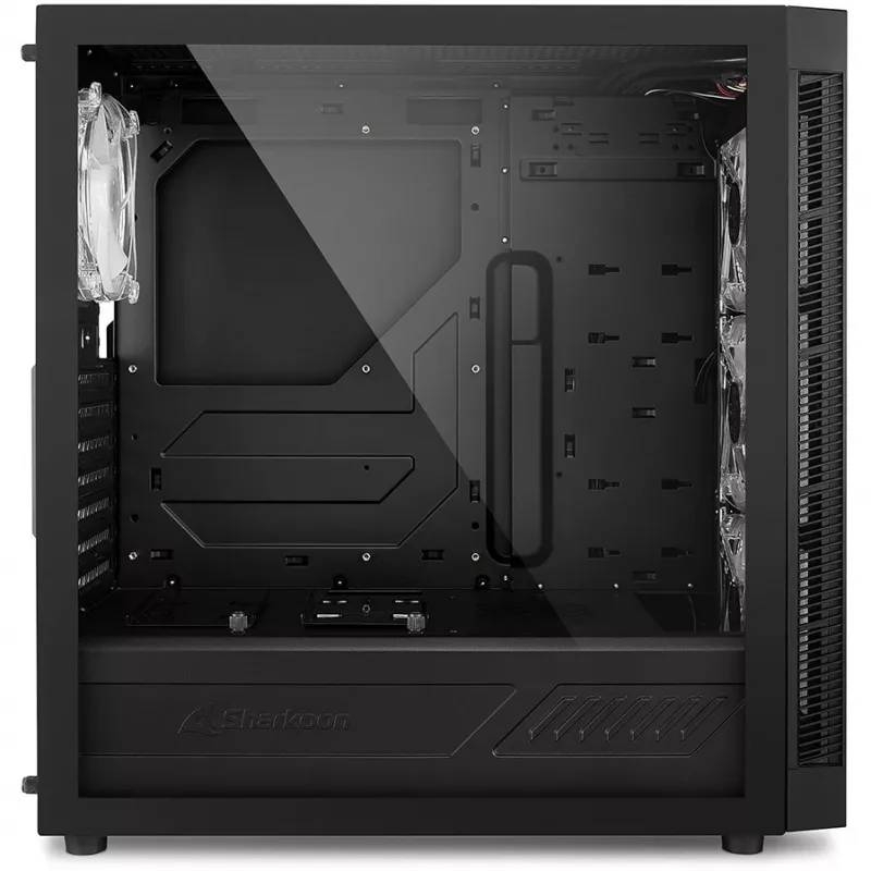 Caja de PC Sharkoon TG6M RGB Torre Negra
