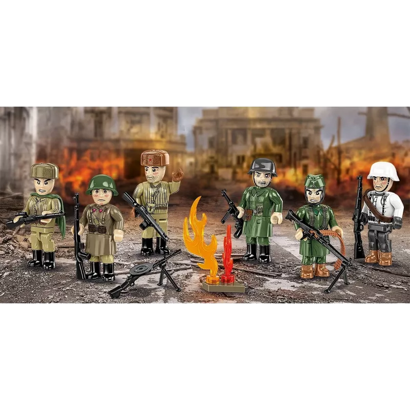 Cobi bloques de construcción Batalla de Stalingrado set de modelo — 76 piezas, diorama histórico
