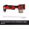 Einhell TE-AD 18 Li Solo taladro angular a batería, Power X-Change, 18 V, 45 Nm, sin batería ni cargador, rojo/negro