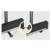 Maclean MC-914 soporte universal para barra de sonido bajo el televisor, hasta 15 kg, VESA