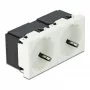 Toma de pared DELOCK 81423 — CEE 7/3, 16 A, 250 V, blanca, ABS/PC, 45×90 mm