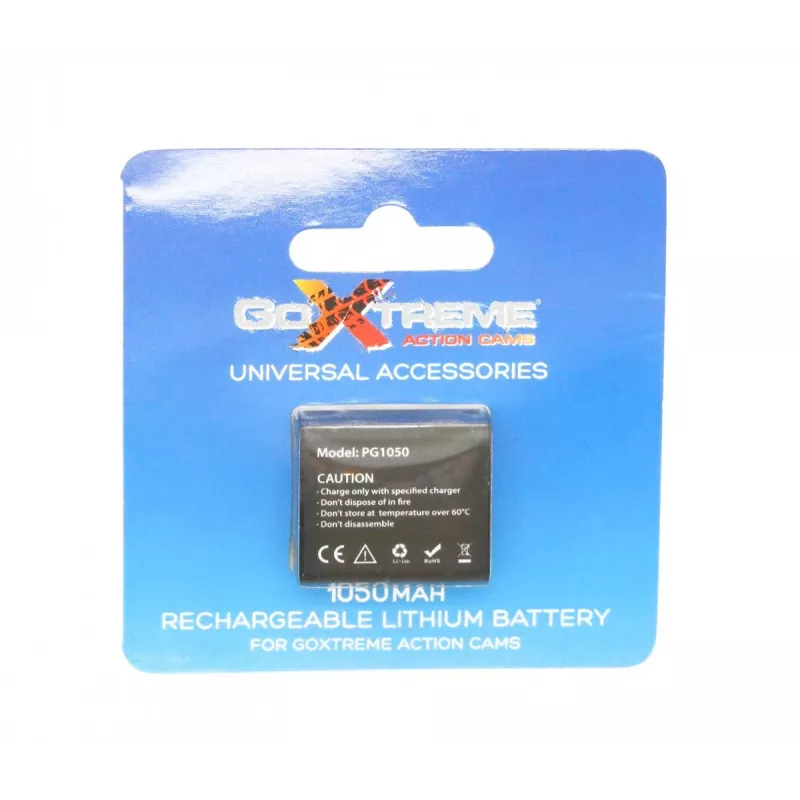 Batería GoXtreme 1050mAh 3,7 V para Rallye, Endurance, Discovery y Pioneer