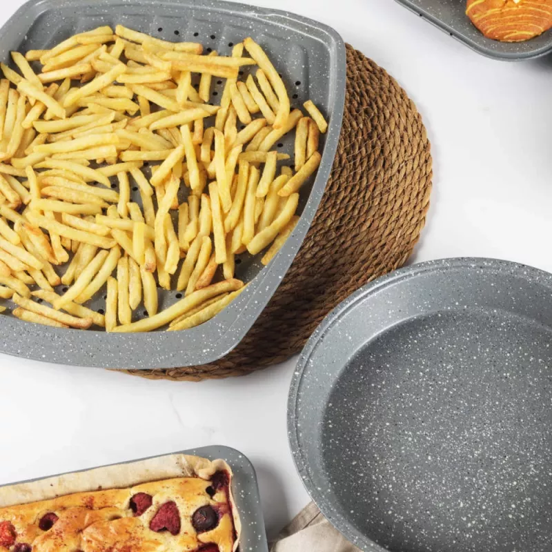 Bandeja para patatas fritas Salter BW08473G1EU7 38 cm Marblestone