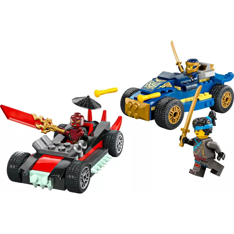 Bloques Ninjago 71840 Duelo de velocidad Rogue vs. Drix