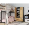 Topeshop SZAFA MALWA AN/AR K armario ropero de dormitorio 5 estantes 2 puerta(s)