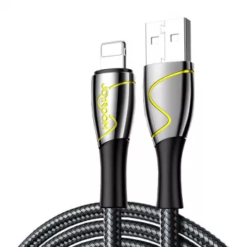 Cable USB de carga y datos Joyroom S-2030K6, 2,4 A, 2 m, Negro