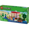 LEGO Minecraft set 21275 casa selvática TNT juguete de construcción, 287 piezas, 2 minifiguras, a partir de 8 años