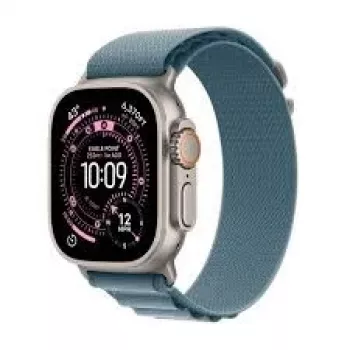 Smartwatch Apple Watch Ultra 3 49 mm con correa elegante azul claro, GPS y Cellular (MEWK4QC/A)