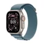 Smartwatch Apple Watch Ultra 3 49 mm con correa elegante azul claro, GPS y Cellular (MEWK4QC/A)