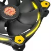 Ventilador de carcasa Thermaltake Riing 14 LED 140mm negro/amarillo
