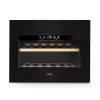 Vinoteca integrable Caso WineDeluxe E 18 — 18 botellas, altura 46 cm, negra, clase energética G
