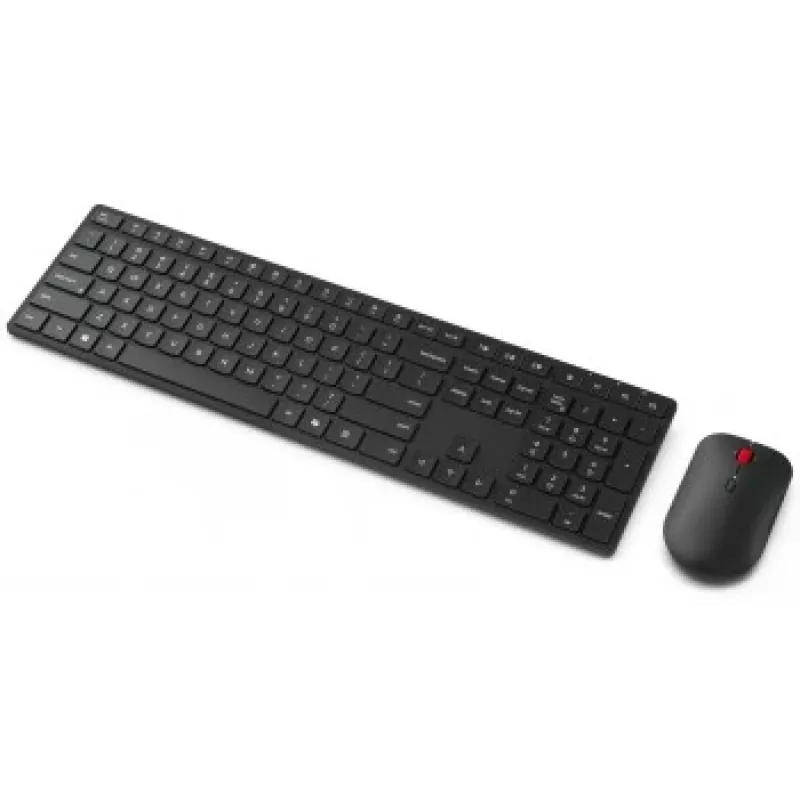 Combo inalámbrico de teclado y ratón Lenovo 6000 – conectividad multimodo, distribución nórdica