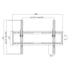 Soporte para TV LogiLink BP0039 177,8 cm 70 negro acero inoxidable