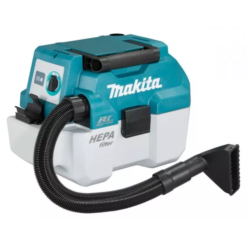 Makita DVC750LZX1 Aspirador Azul, Blanco 7,5 l 55 W