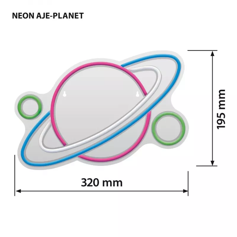 Neón LED Activejet AJE-NEON PLANET