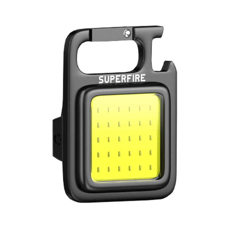Linterna Superfire MX16 — 600 lm de potencia, batería integrada de 500 mAh, función de carga USB-C