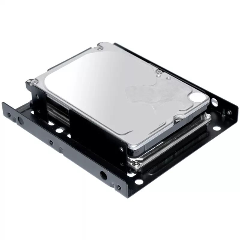 Marco de montaje ultron interno 2x2.5 SSD/HDD metal negro (377215)
