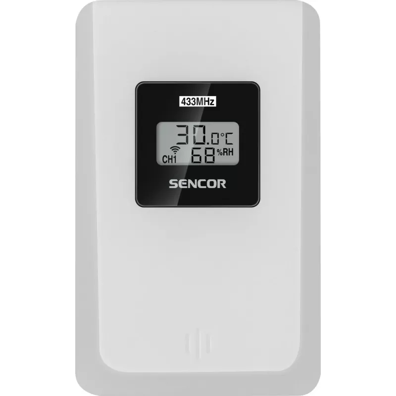 Estación meteorológica Sencor SWS 3000 W con estación de carga y sensor inalámbrico, blanca