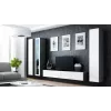 Armario cerrado Cama VIGO '180' 180/40/30 roble Sonoma/blanco brillo