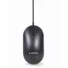Teclado de tamaño completo con cable con ratón Gembird KBS-UML-01 — USB, QWERTY US, 104 teclas, negro