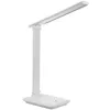 Lámpara de escritorio LED MACLEAN MCE614W 9 W, blanca, inclinable y regulable