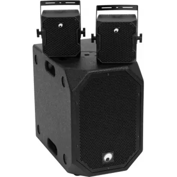 Set de altavoces activos Omnitronic BOB-10A con 2x BOB-4 (caja PA activa y dos altavoces satélite)