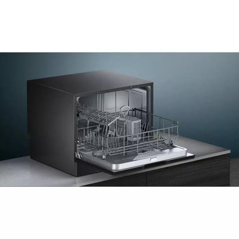 Siemens iQ500 SK25IB00TE Lavavajillas Independiente 6 cubiertos
