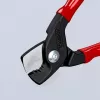 Tijera de cables Knipex 95 11 160 — 160 mm capacidad de corte, mangos ergonómicos