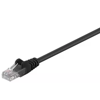 Wentronic Goobay Cable de red CAT 5e, U/UTP, Negro, 2 m - mezcla de cobre CCA (68647)