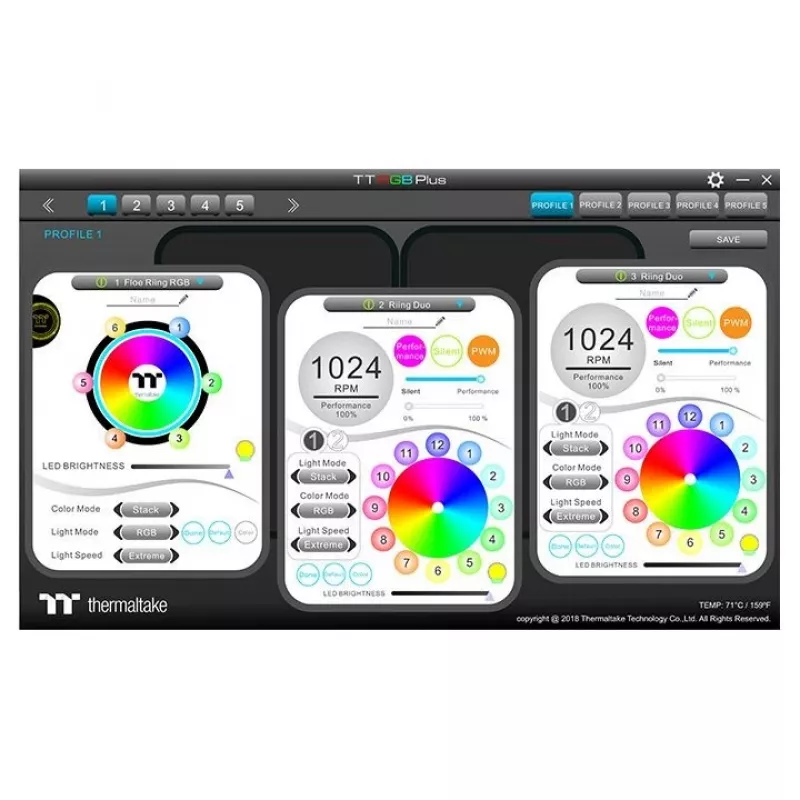 Refrigeración líquida todo en uno Thermaltake Floe DX RGB 360