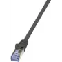 LogiLink PrimeLine - latiguillo - RJ-45 (macho) a RJ-45 (macho) - 20 m - SFTP, PiMF - cable Cat.7 - libre de halógenos, moldeado, sin enredos - negro