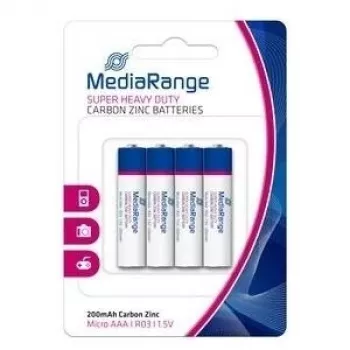 Pila desechable MediaRange MRBAT141 AAA zinc-carbón