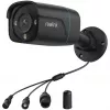 Reolink P330 cámara de seguridad IP 4K, 8 MP 3840 x 2160, para interior y exterior, micrófono integrado, visión nocturna de 30 m, negra